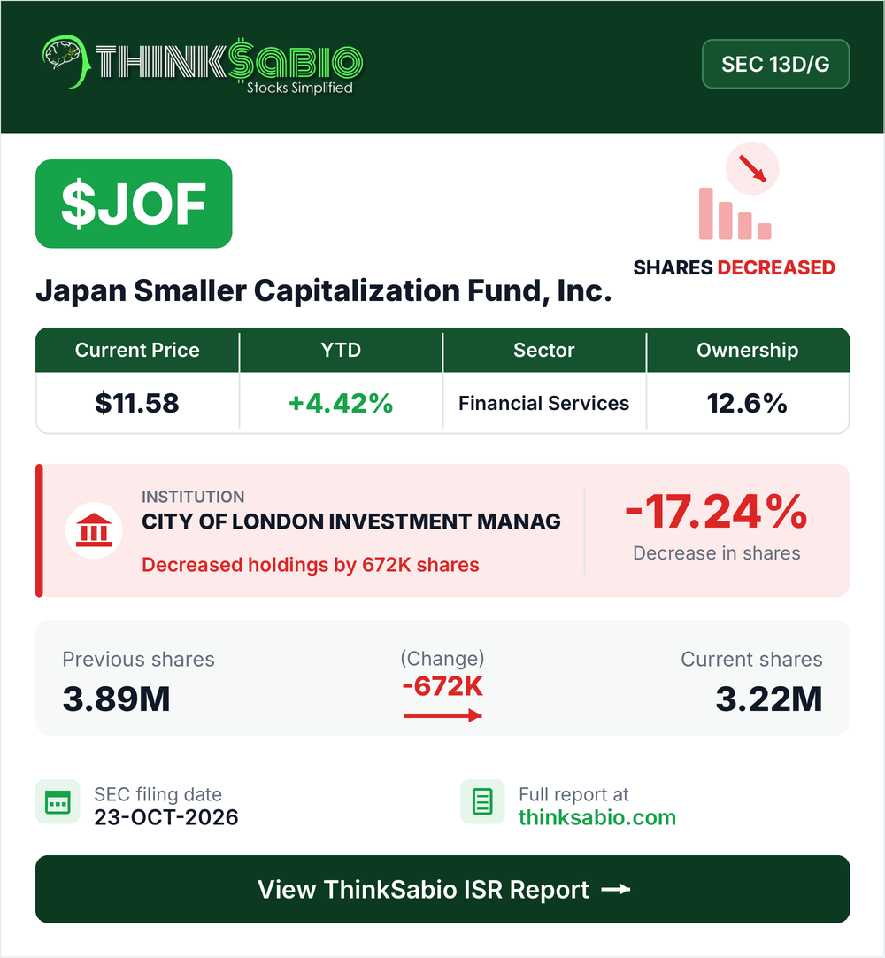 $JOF SEC 13D/G filing card
